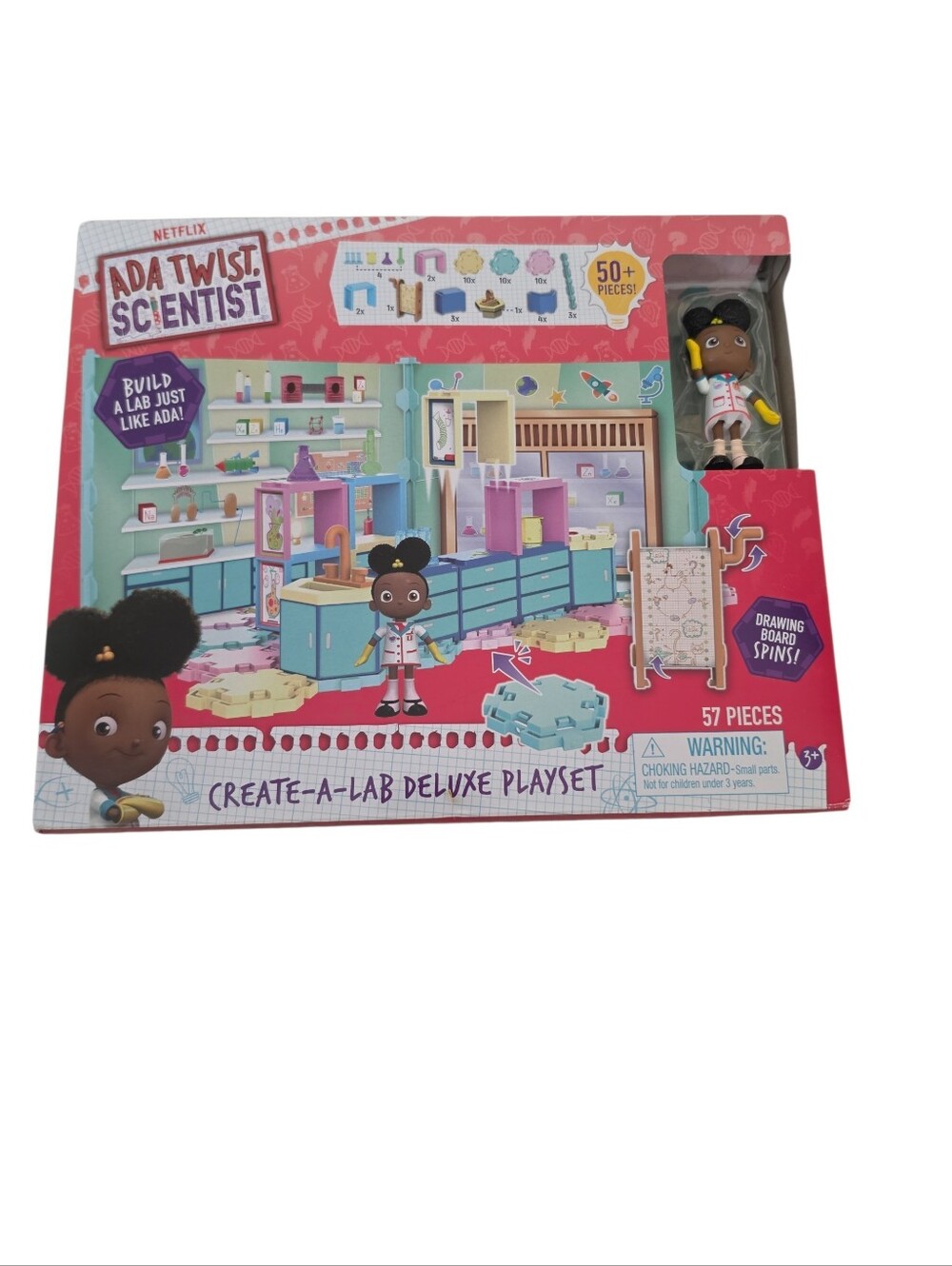 Ada Scientist Create-A-Lab Deluxe Playset - Pink/Blue